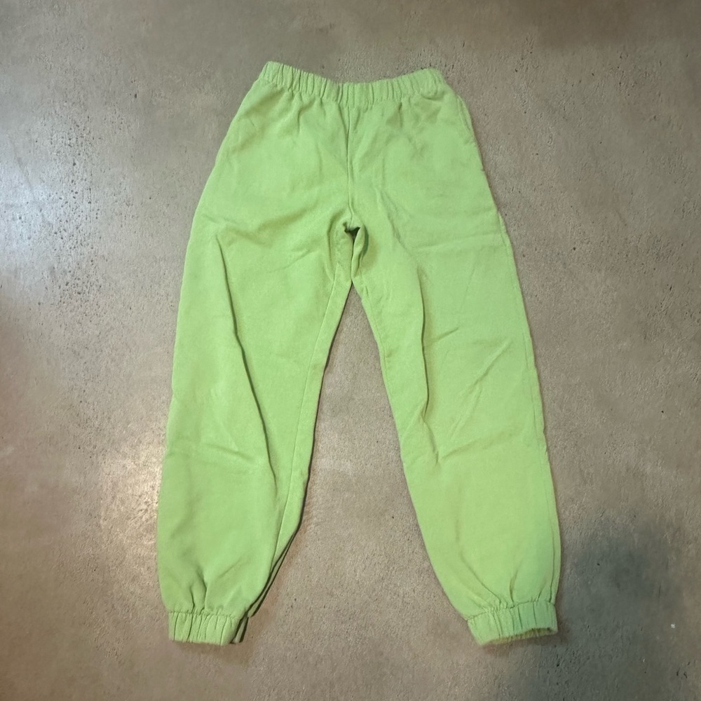 Lime neon green brandy melville John galt sweat pants